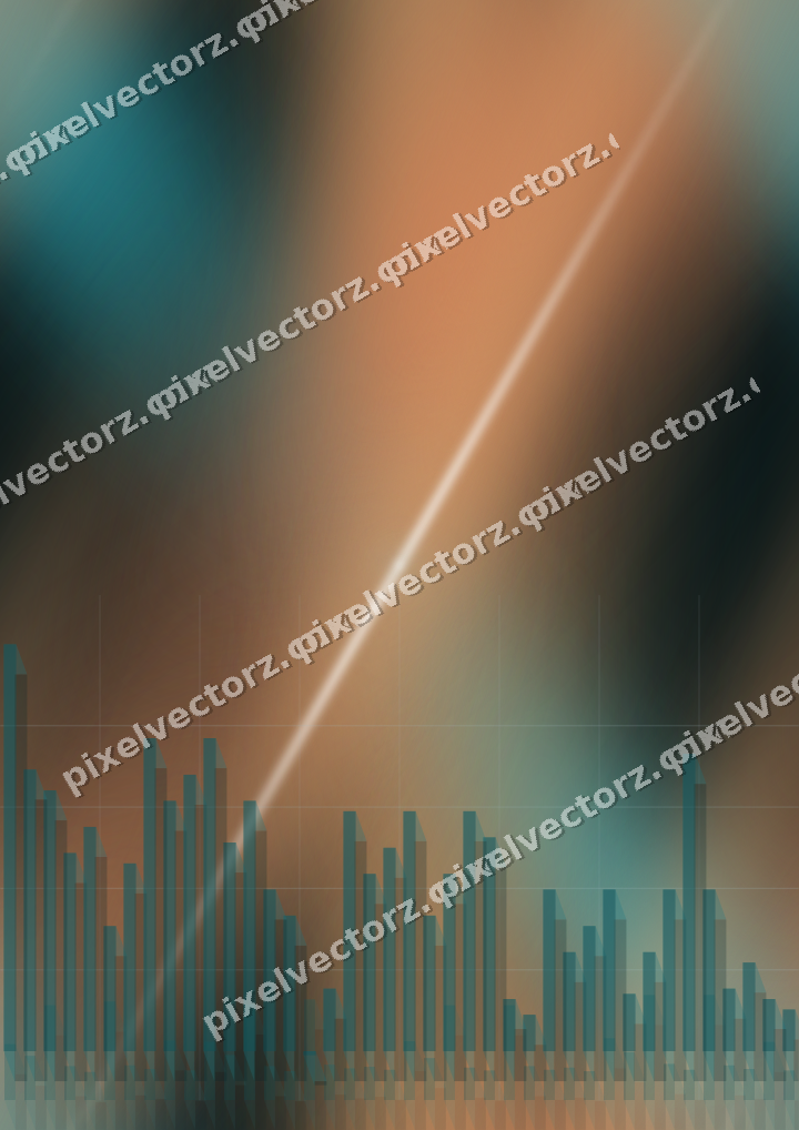 Nahtloser Neon Diagramm Hintergrund in Petrol und Orange