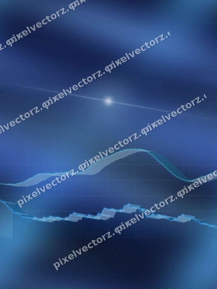Nahtloser Neon Diagramm Hintergrund in Türkis und Blau