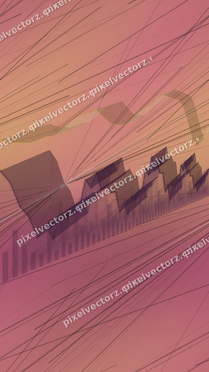 Nahtloser Neon Diagramm Hintergrund in Magenta und Bernstein