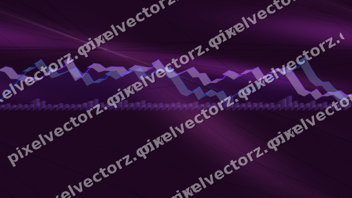 Nahtloser Neon Diagramm Hintergrund in Violett und Blau
