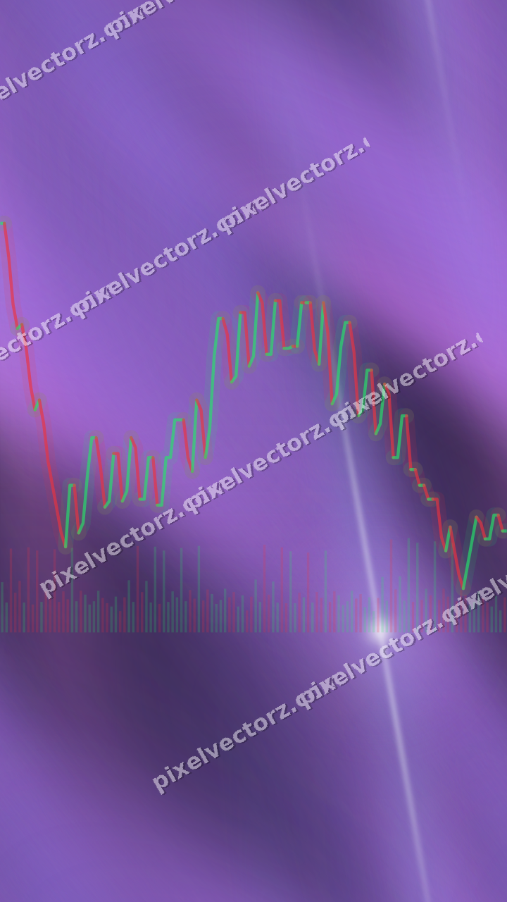 Nahtloser Neon Diagramm Hintergrund in Violett und Blau