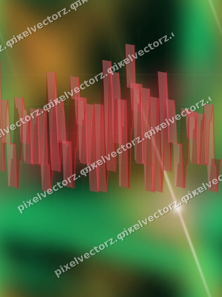Nahtloser Neon Diagramm Hintergrund in Rot und Orange