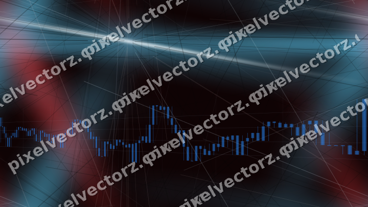 Nahtloser Neon Diagramm Hintergrund in Blau und Rot