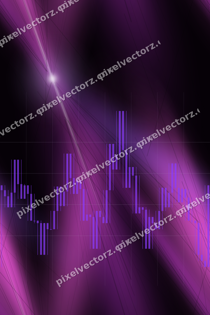 Nahtloser Neon Diagramm Hintergrund in Violett und Blau
