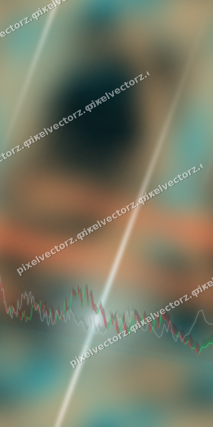 Nahtloser Neon Diagramm Hintergrund in Petrol und Orange