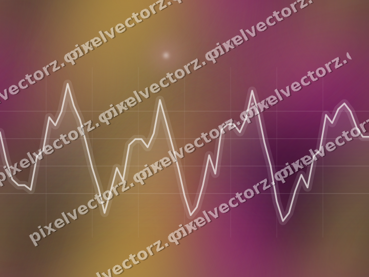 Nahtloser Neon Diagramm Hintergrund in Magenta und Bernstein