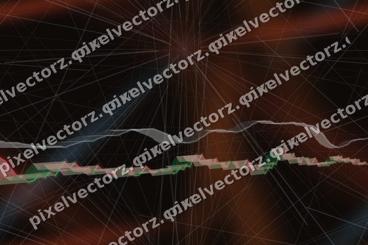 Nahtloser Neon Diagramm Hintergrund in Türkis und Rot
