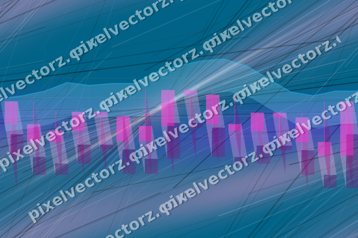 Nahtloser Neon Diagramm Hintergrund in Magenta und Violett