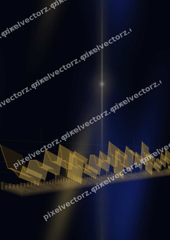 Nahtloser Neon Diagramm Hintergrund in Bernstein und Blau