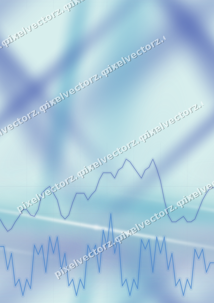Nahtloser Pastell Diagramm Hintergrund in Blau und Türkis