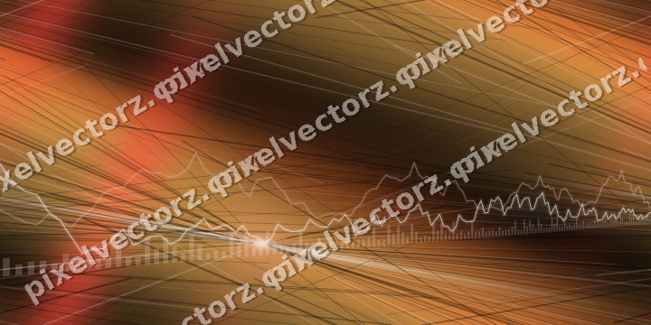 Nahtloser Neon Diagramm Hintergrund in Rot und Orange