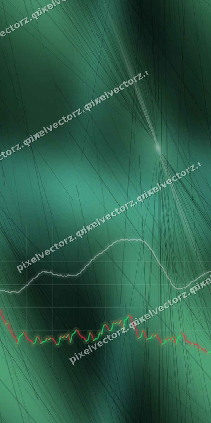 Nahtloser Neon Diagramm Hintergrund in Grün und Petrol