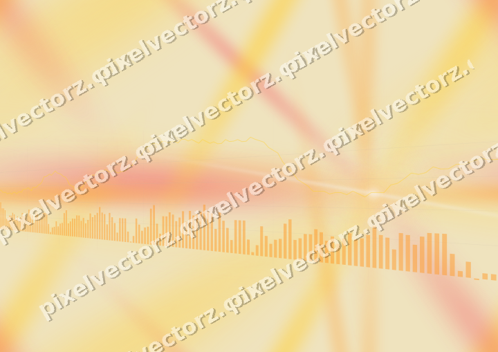 Nahtloser Pastell Diagramm Hintergrund in Orange und Bernstein