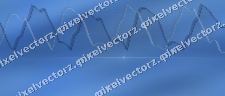 Nahtloser Neon Diagramm Hintergrund in Blau