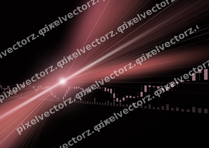 Leuchtender Neon Diagramm Hintergrund in Rosa und Rot