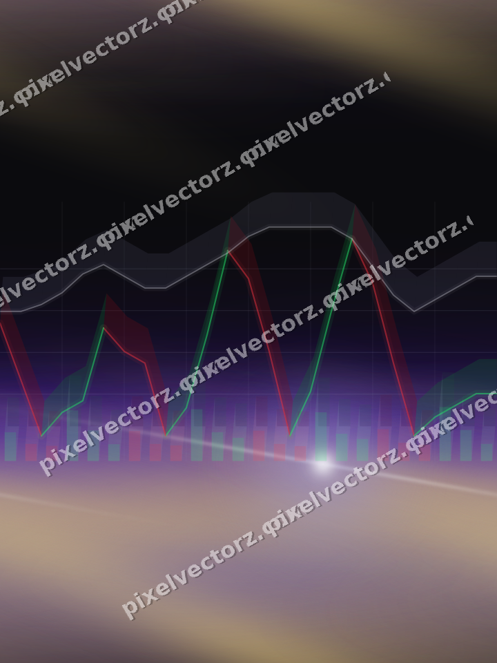 Nahtloser Neon Diagramm Hintergrund in Blau und Violett
