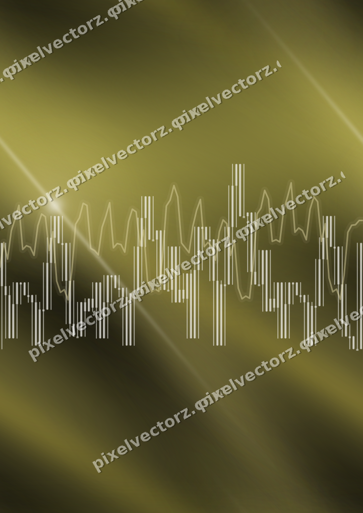Nahtloser Neon Diagramm Hintergrund in Bernstein und Gelb
