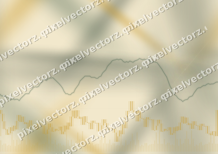 Nahtloser Pastell Diagramm Hintergrund in Bernstein und Dunkelgrün