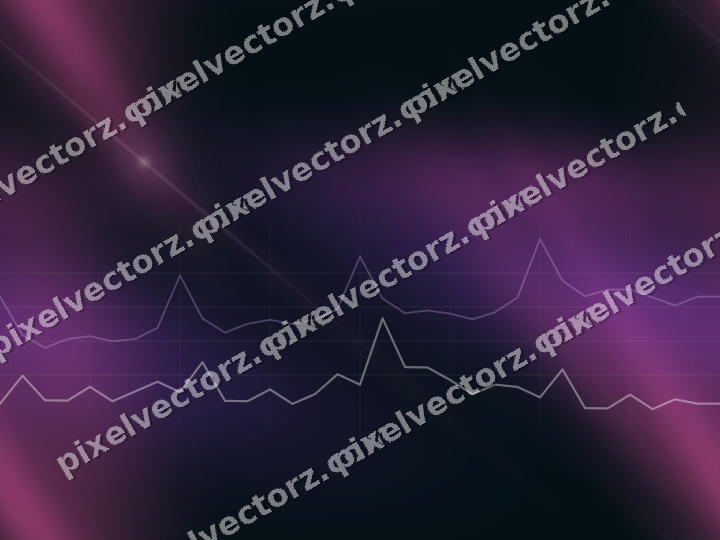 Nahtloser Neon Diagramm Hintergrund in Magenta und Violett