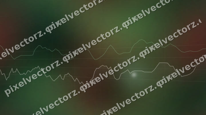 Nahtloser Neon Diagramm Hintergrund in Grün und Rot