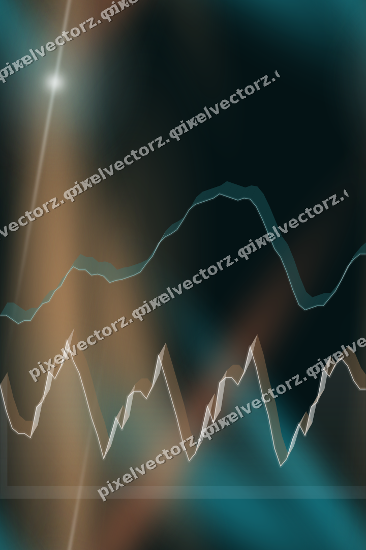 Nahtloser Neon Diagramm Hintergrund in Petrol und Orange