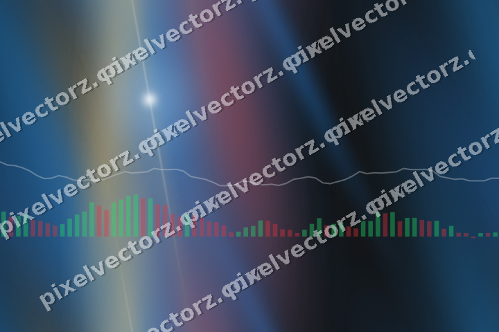 Nahtloser Neon Diagramm Hintergrund in Blau und Rot