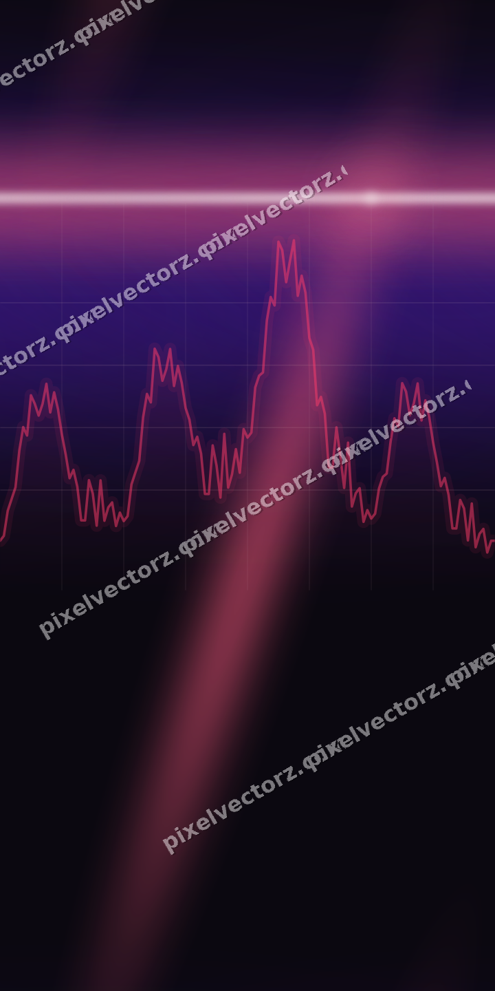 Nahtloser Neon Diagramm Hintergrund in Rosa und Bernstein