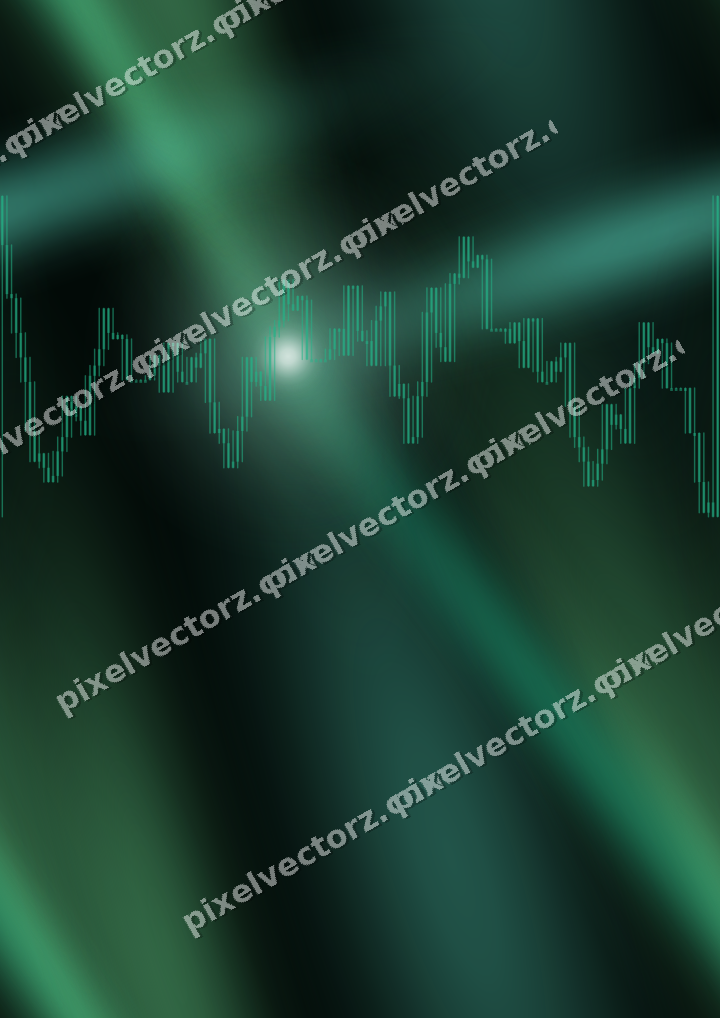 Nahtloser Neon Diagramm Hintergrund in Grün und Petrol