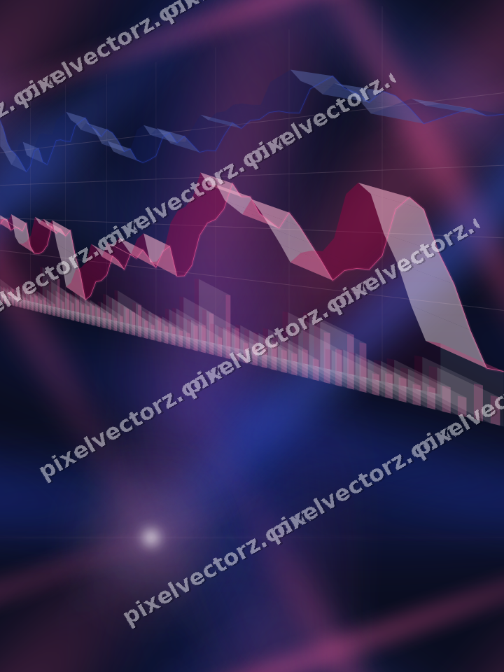 Nahtloser Neon Diagramm Hintergrund in Rosa und Blau