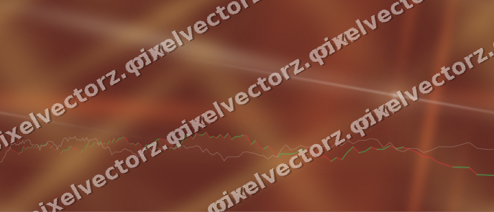 Nahtloser Neon Diagramm Hintergrund in Orange und Bernstein