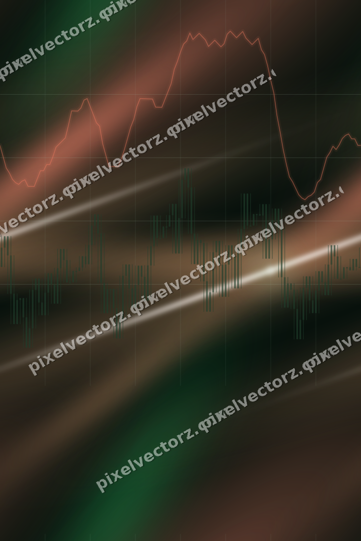 Nahtloser Neon Diagramm Hintergrund in Grün und Rot