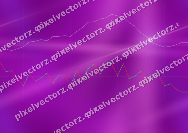 Nahtloser Neon Diagramm Hintergrund in Violett und Blau