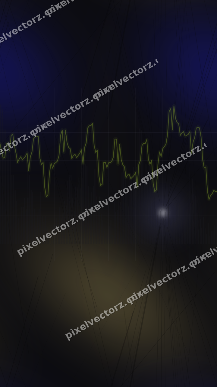 Nahtloser Neon Diagramm Hintergrund in Blau und Violett