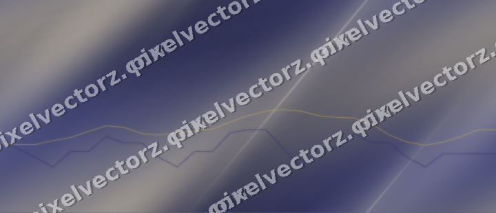 Nahtloser Neon Diagramm Hintergrund in Dunkelblau und Bernstein