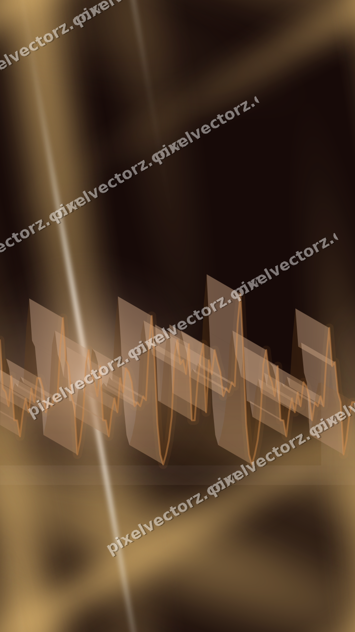 Nahtloser Neon Diagramm Hintergrund in Orange und Bernstein