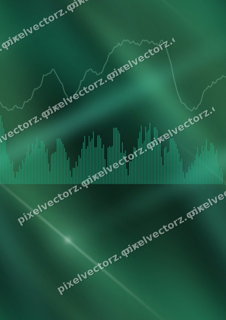Nahtloser Neon Diagramm Hintergrund in Grün und Petrol