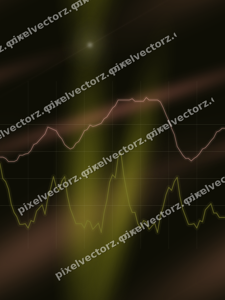 Nahtloser Neon Diagramm Hintergrund in Gelb und Rot
