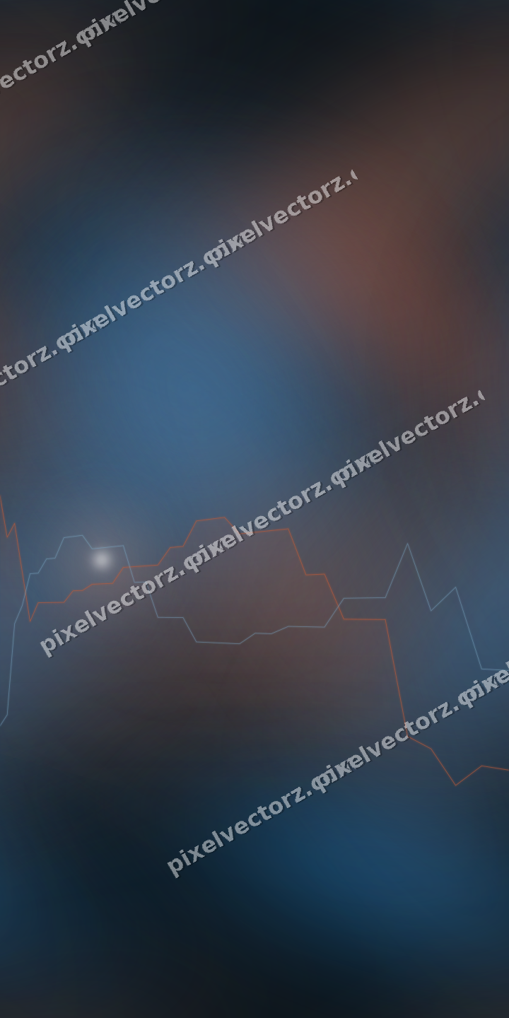 Nahtloser Neon Diagramm Hintergrund in Orange und Türkis