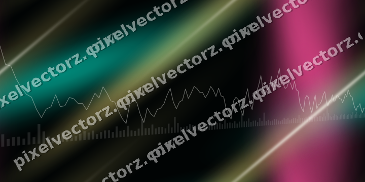 Nahtloser Neon Diagramm Hintergrund in Rosa und Orange