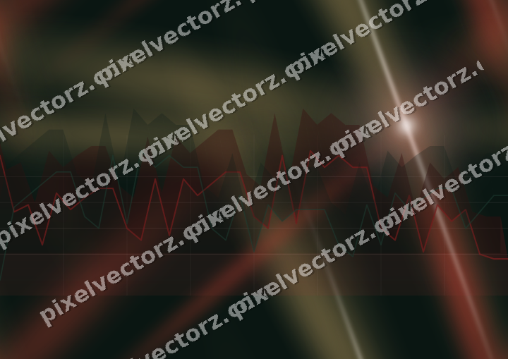 Nahtloser Neon Diagramm Hintergrund in Rot und Grün
