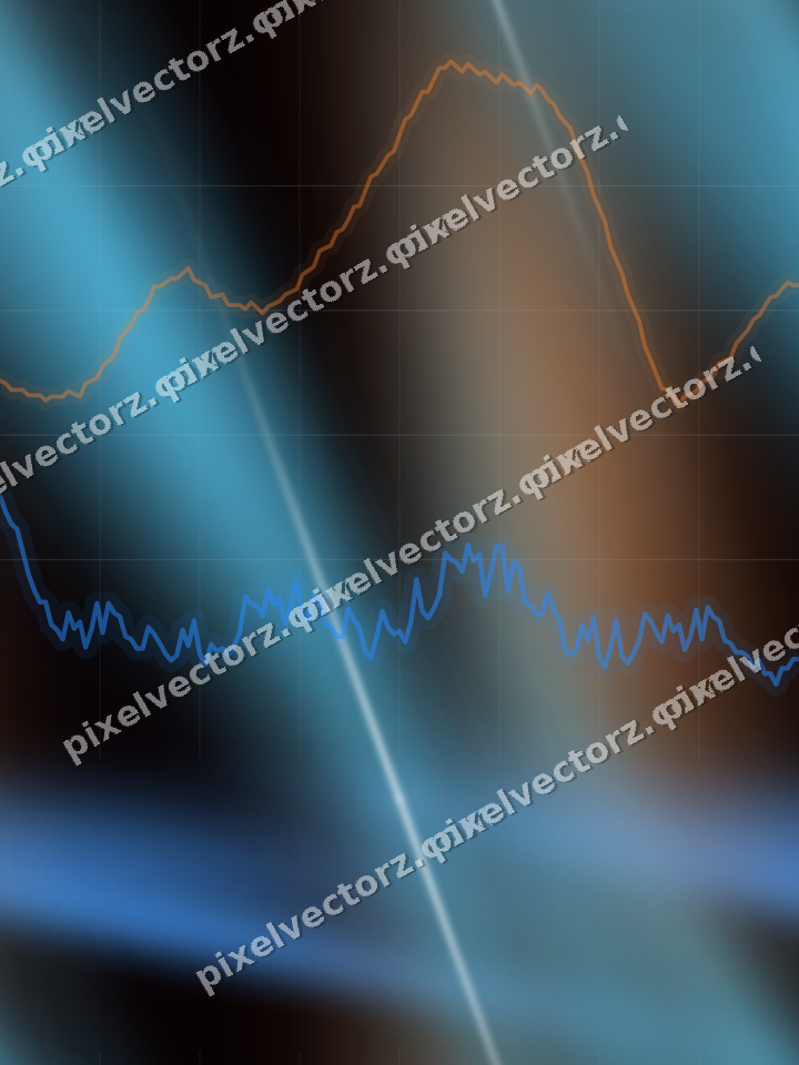 Nahtloser Neon Diagramm Hintergrund in Blau und Rot