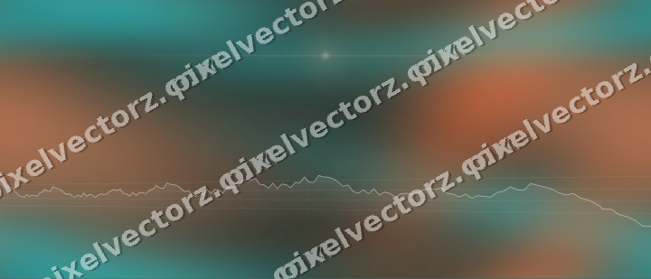 Nahtloser Neon Diagramm Hintergrund in Orange und Petrol