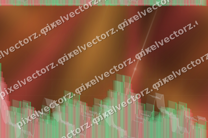 Nahtloser Neon Diagramm Hintergrund in Orange und Bernstein