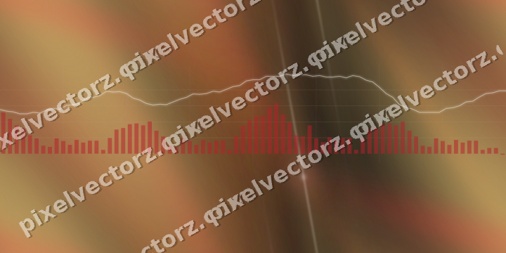 Nahtloser Neon Diagramm Hintergrund in Rot und Bernstein