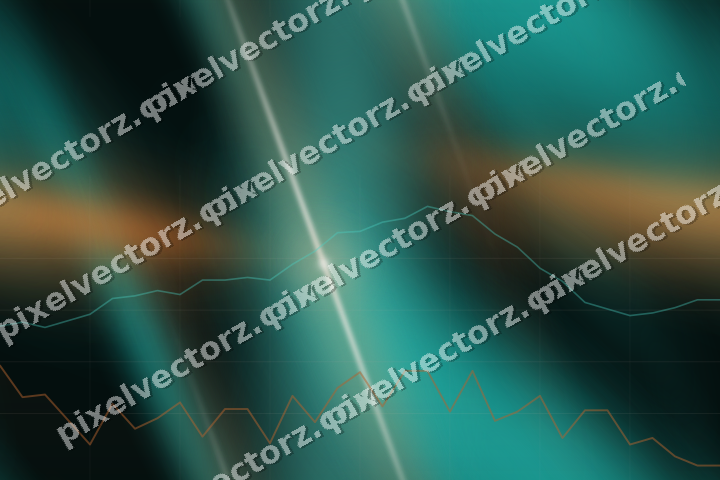 Nahtloser Neon Diagramm Hintergrund in Orange und Petrol