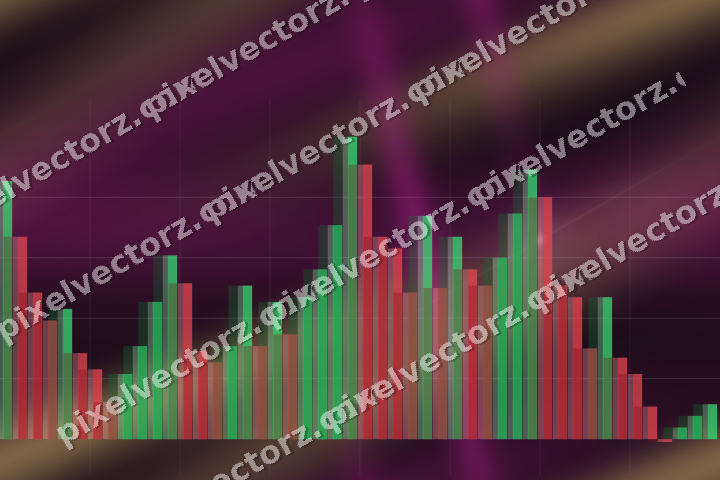 Nahtloser Neon Diagramm Hintergrund in Magenta und Bernstein