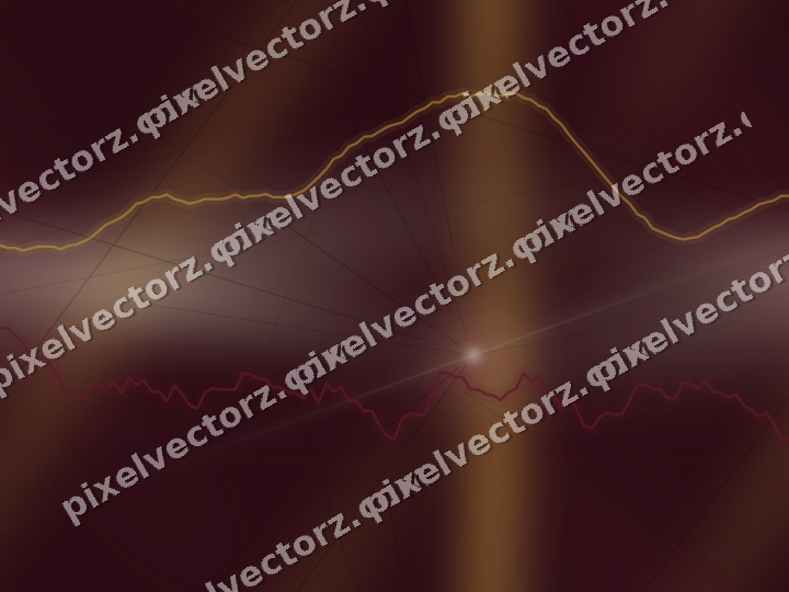 Nahtloser Neon Diagramm Hintergrund in Dunkelrosa und Bernstein