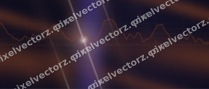 Nahtloser Neon Diagramm Hintergrund in Orange und Blau
