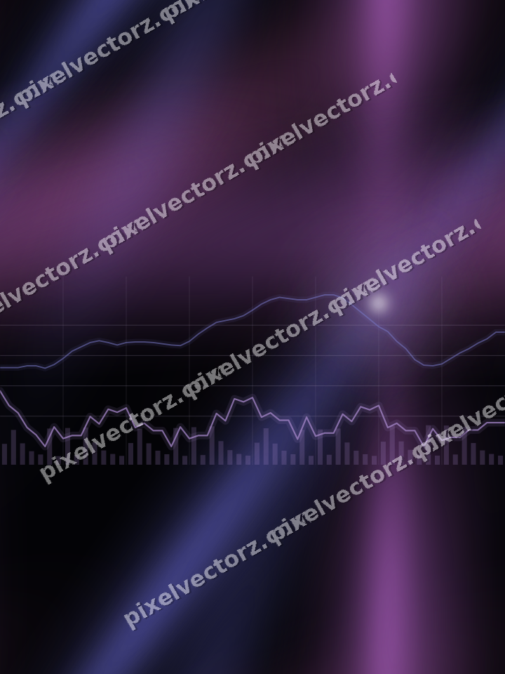 Nahtloser Neon Diagramm Hintergrund in Violett und Blau