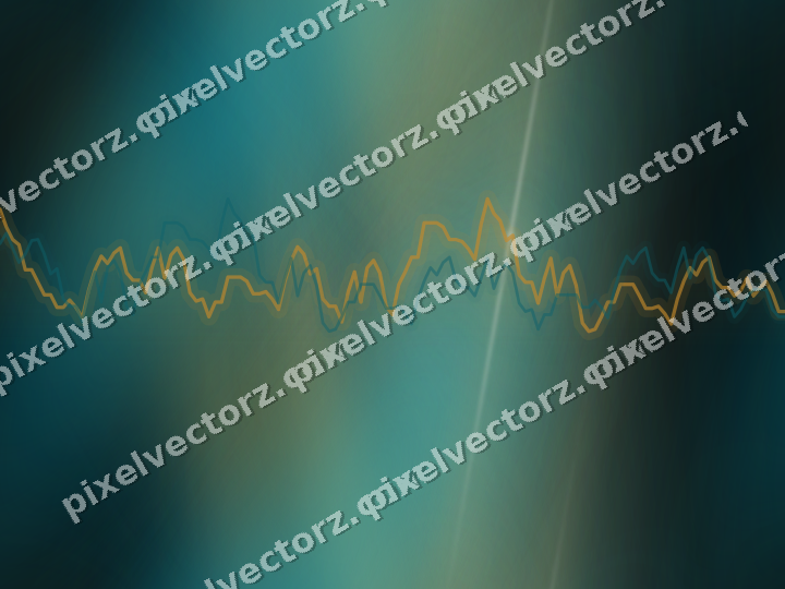 Nahtloser Neon Diagramm Hintergrund in Bernstein und Petrol